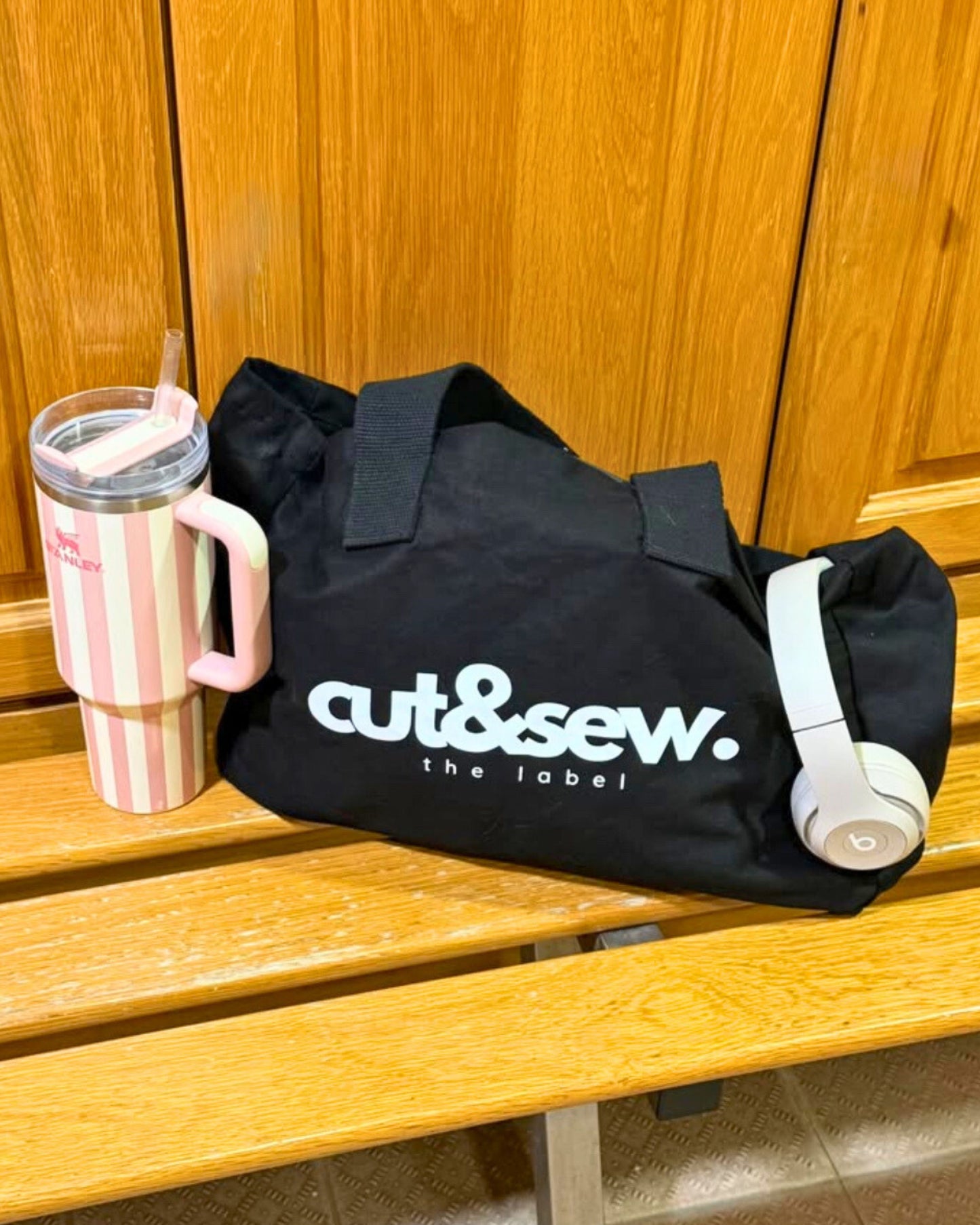 noir cut&sew the label tote bag