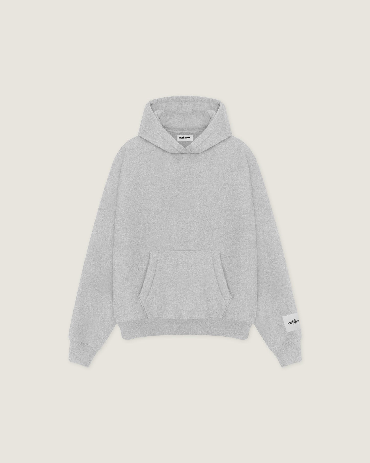 marl grey hoodie