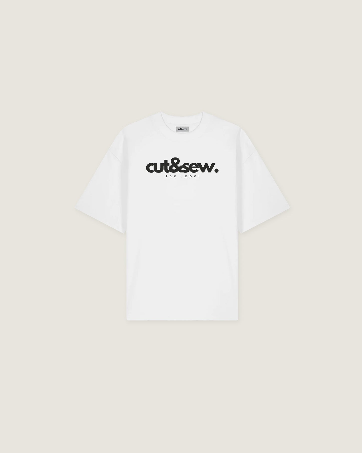 white logo t-shirt