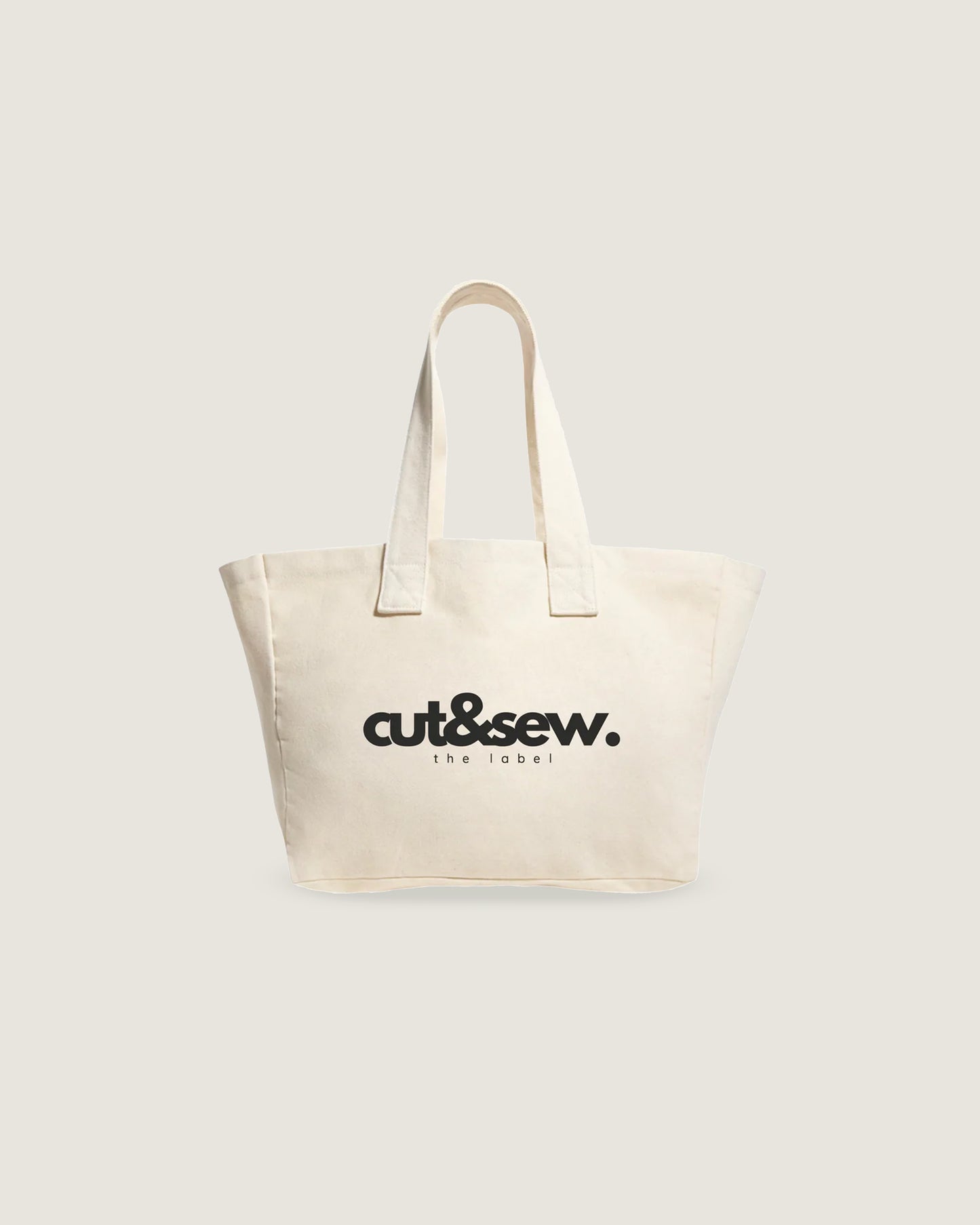 natural cut&sew the label tote bag