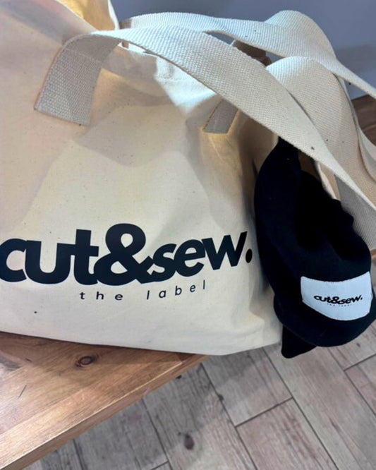 natural cut&sew the label tote bag