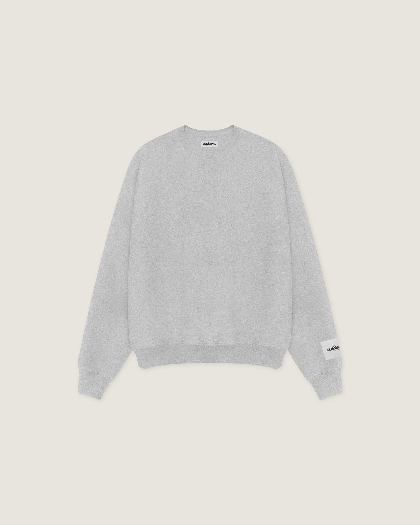 marl grey crewneck