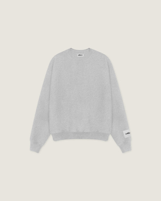 marl grey crewneck