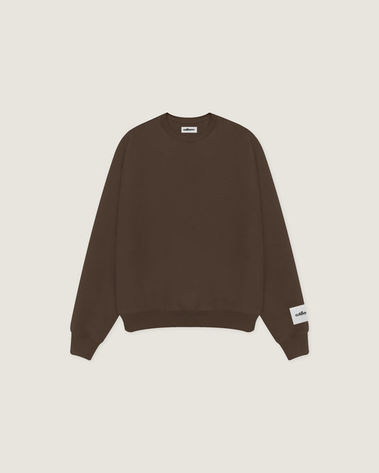 mocha crewneck