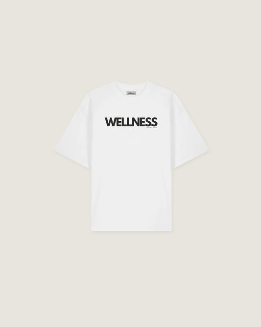 white wellness social club t-shirt