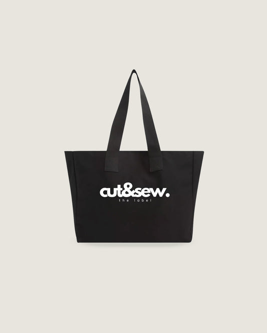 noir cut&sew the label tote bag